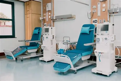 Dialysis and renal unit setup