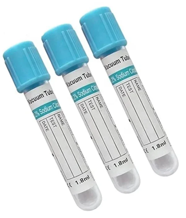 PT Tube sodium citrate 9NC tube 3.2% sodium citrate tube -(Blue cap) - Image 3